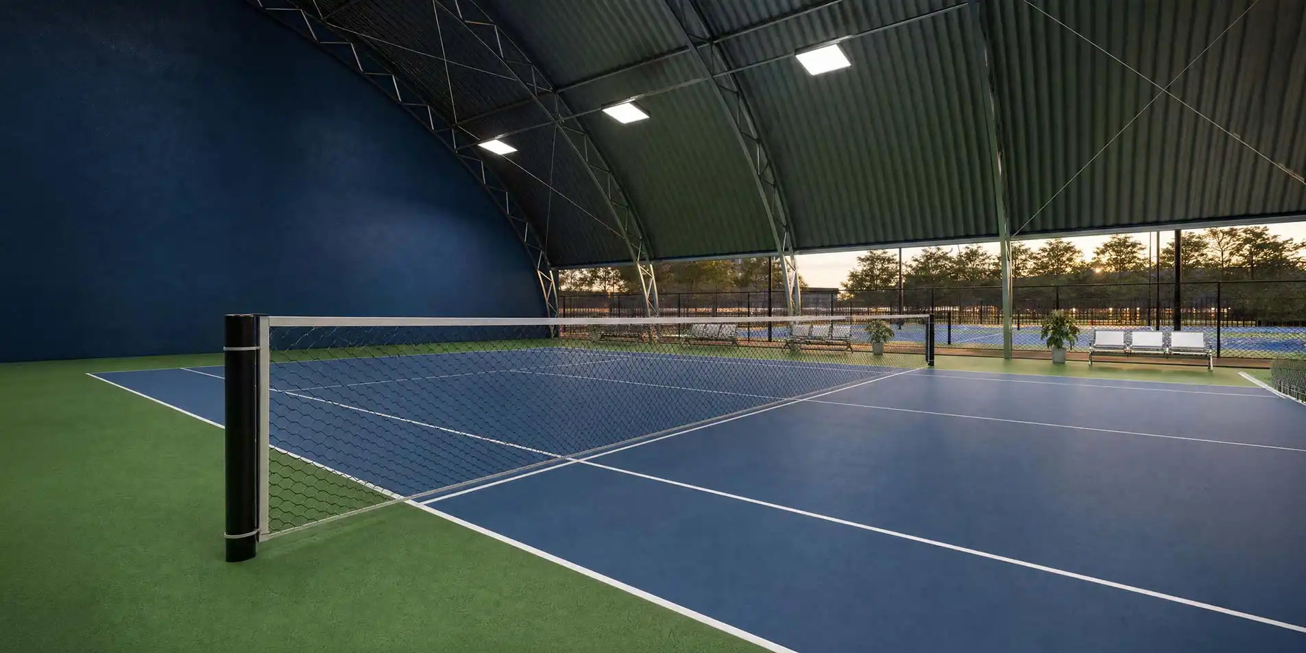 Tenis Kortu Çatı Kapama