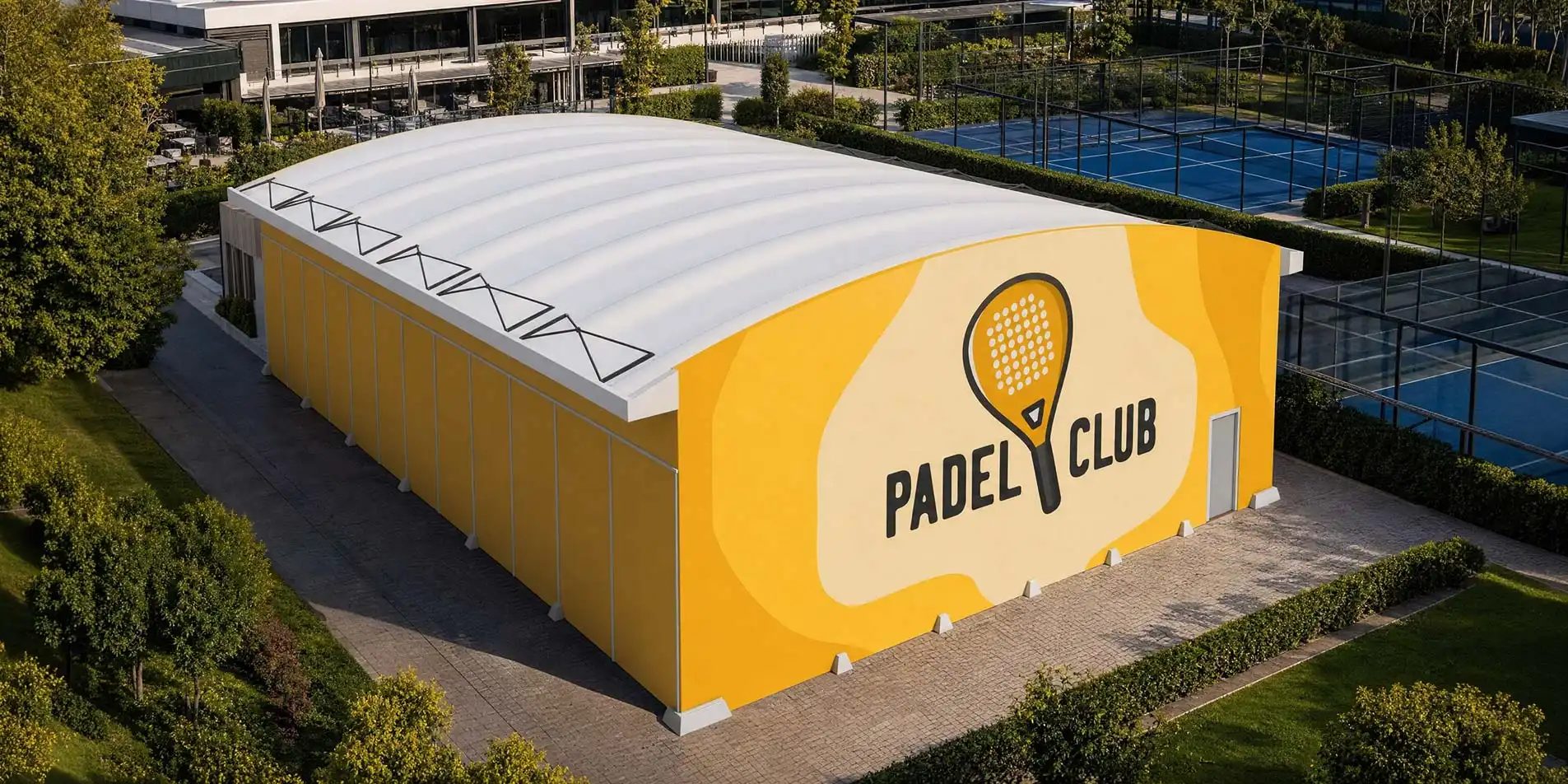 Padel Kortu Çatı Kapama