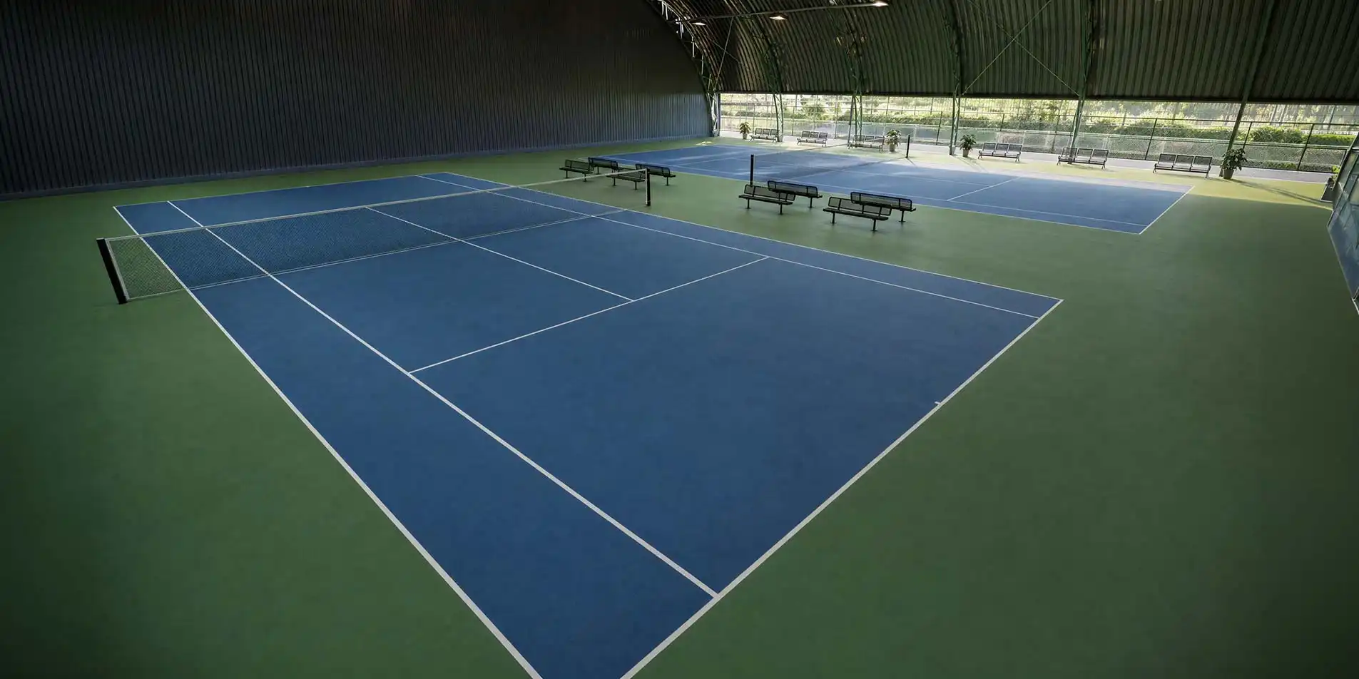 Tenis Kortu Çatı Kapama