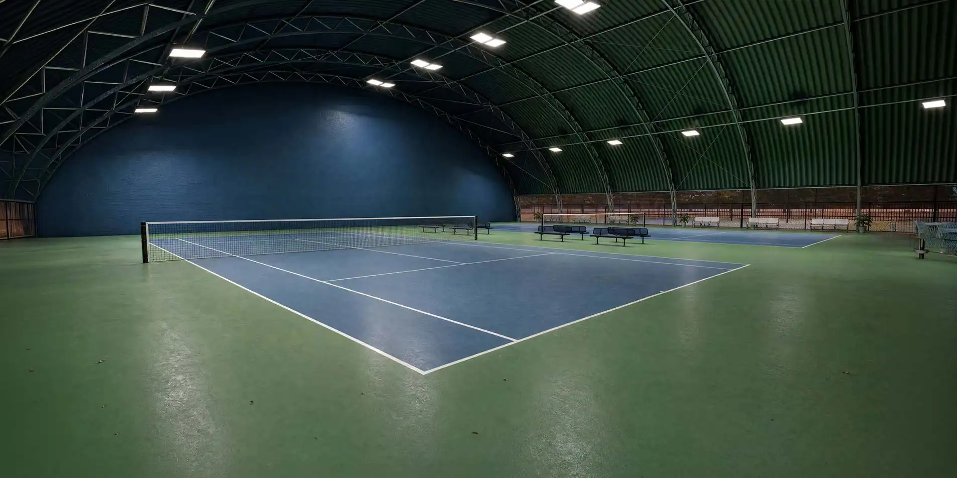 Tenis Kortu Çatı Kapama