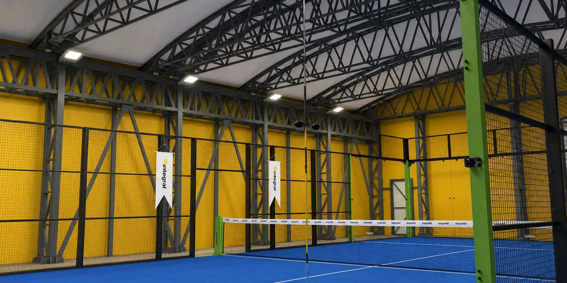 Padel Kortu Çatı Kapama